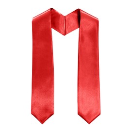 MyGradDay Plain Graduation Stole Colorful Stole for Adult Length 60",Rich in Color