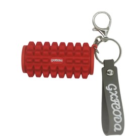 GXFCODA Gym Keychain Foam Roller Design Durable Compact Yoga/Fitness Accessory for Active Lifestyle Enthusiasts (Red)