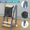 Toddler Tower – Foldable Tower Kitchen Helper with Attachable Net