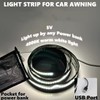DANCHEL OUTDOOR Car Awning Lights, 5V 6.23ft Camping Awning Lights,