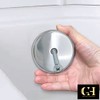 Single Hole Bathtub Drain Overflow Plate/Tub Overflow Drain Ccover with