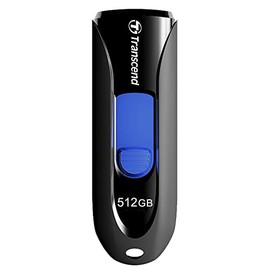 Transcend 512GB JetFlash 790 USB 3.1 Gen 1 Flash Drive TS512GJF790K, Black