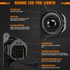 KARSAM White/Amber LED Fog Lights for 2013-2024 Jeep Wrangler JK