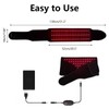 TECKZOON Vibration Red Light Therapy Belt with 105 LEDs, 5