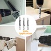 3Pcs Self-Centering Hinge Drill Bit Set - 1/4" Hex Shank