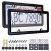 RCKJNJ License Plate Covers Frames- 2 Sets Car Plate Protectors,
