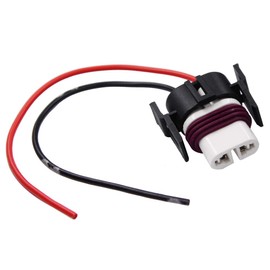 YUNPINGCAR H11 High Temperature Ceramic Headlight Plug Connector Wiring Harness Socket for Headlight Fog Light 2 pieces