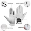 Premium Leather Classic White Golf Glove for Men Available in