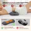 3-in-1 Smooth Spine Triple Fusion Back Massager with Heat