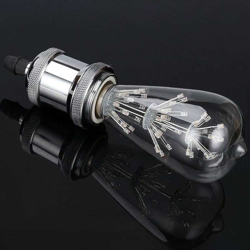 Wuudi 6 x Vintage Edison E27 Socket Ceiling Socket Pendant