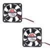 PENGLIN 2PCS 5010 Silent Brushless Cooling Fan 2 Pin Brushless