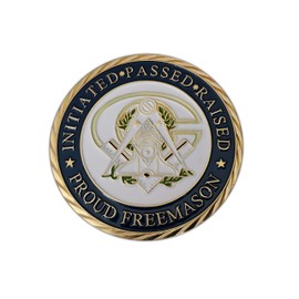 Eillwin Rare Freemason Noble Collectible & Commemorative New Token Coin Present