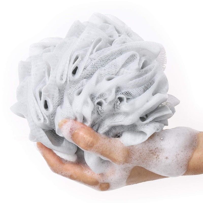 4 paquetes de esponjas de baño, 60 g/pcs esponja exfoliante