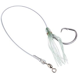 P-Line PAHR14/0-500HO Alaska Halibut Rig 500 Lb 14/0 with Glow Skirt 500 Lb Alaska Halibut Rig 500 Lb 14/0 with Glow Skirt