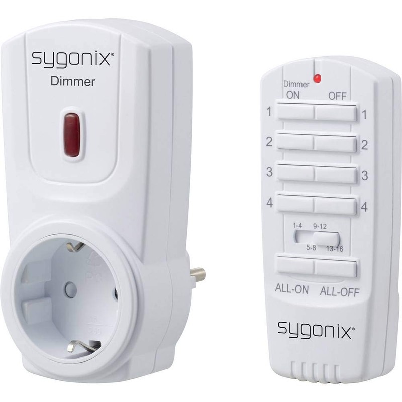 sygonix RSL Dimmer Set Adaptor Plug Switching Capacity (Max) 300