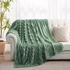 RUIKASI Soft Fleece Blanket Green Throws - Fluffy Warm Throw