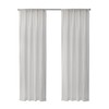Thermasheer Weathershield Insulated Sheer Rod Pocket Curtain Panel 50 x