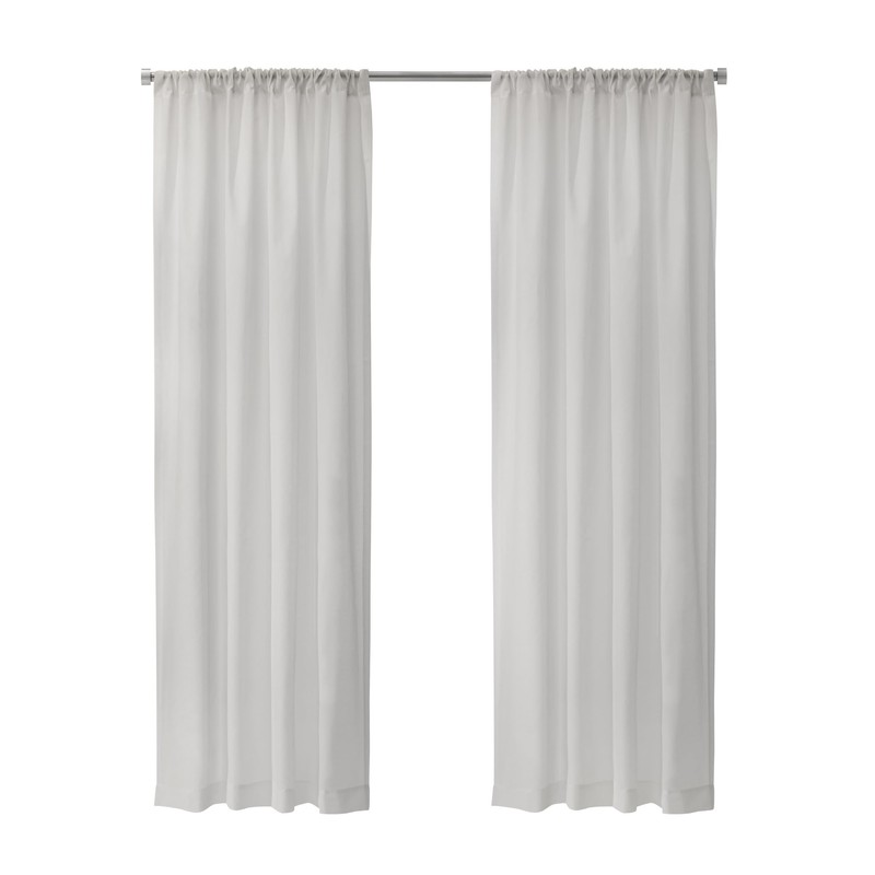 Thermasheer Weathershield Insulated Sheer Rod Pocket Curtain Panel 50 x