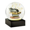 CoolSnowGlobes Cat on Books Cool Snow Globe