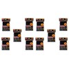 KMC Hyper Matte Sleeves Premium Black ×10 Sets (10 Packs/total