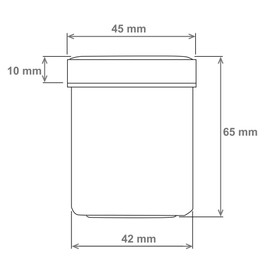 30 Ointment Jar Containers Cream/Ointment Kruke 75 ml Capacity – Made in Germany