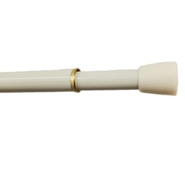 Van Wyck Heavy Duty Tension Rod 5/8 Inch Diameter 48-84 White