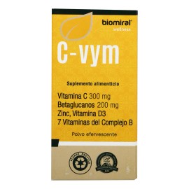 Vym Polvo Efervescente Sobres Vitamina Sabor Naranja