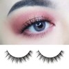 Musegetes 3D False Eyelashes, Popular Black Natural Axis Soft Core