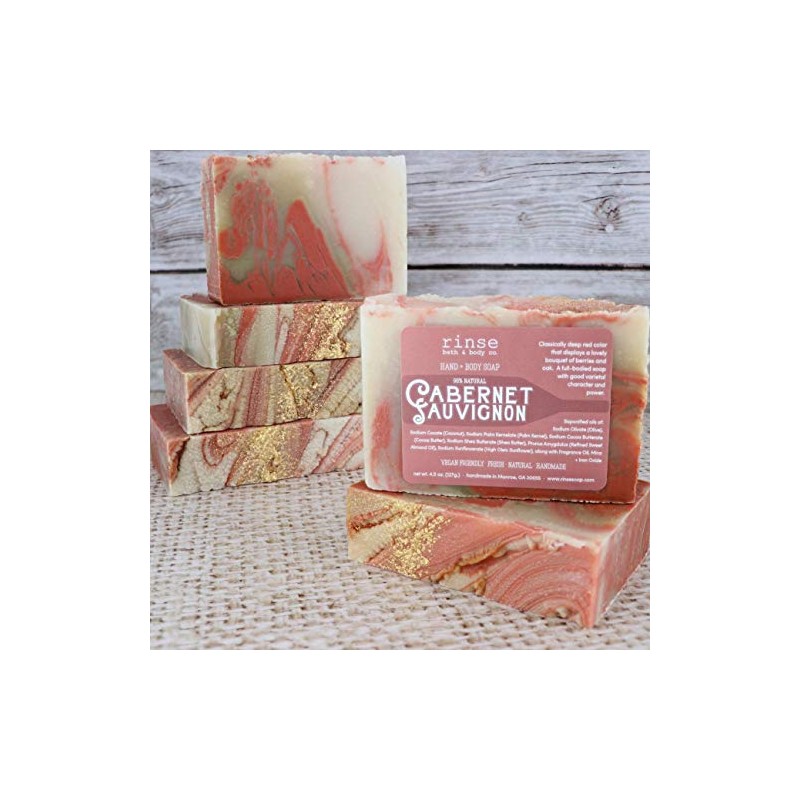 Rinse Bath & Body Cabernet Natural Handmade Soap Boxed