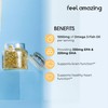 Feel Amazing Omega 3 Fish Oil Softgels, 1000mg with EPA