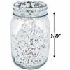 Silver Mercury Glass Mason Jars (bulk set of 12) Wedding