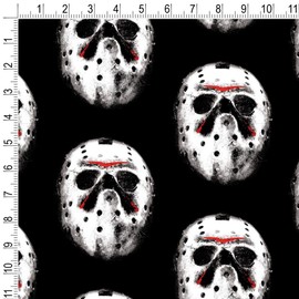 GRAPHICS & MORE Friday The 13th Jason Mask Premium Roll Gift Wrap Wrapping Paper