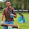 Seesii Mini Chainsaw, 6-inch Mini Chainsaw Cordless, Handheld Electric Power