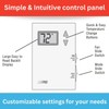Lux Pro PSD011B Digital Non-Programmable Thermostat for Home, 1 Heat,