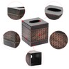 Kokone Tissue Box Cover Sturdy Galvanized Iron Square Tissue Box