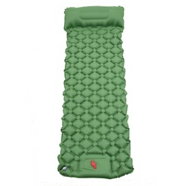 M MCGUIRE GEAR Inflatable Sleeping Mat with Built-in Foot Pump, Self Inflating Sleeping Pad, Camping Air Mattress