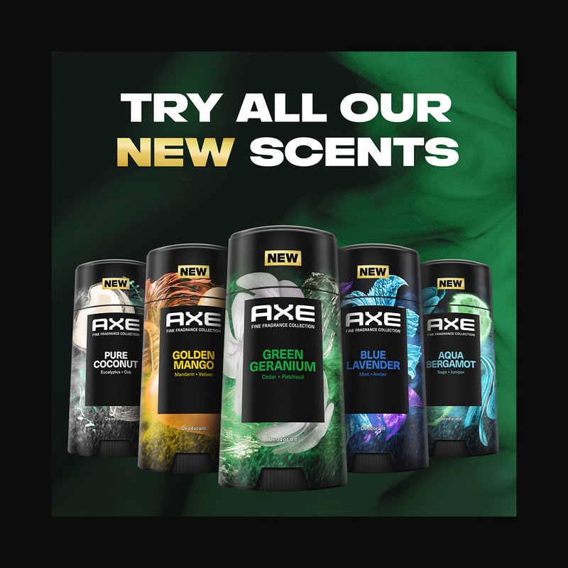 AXE Fine Fragrance Collection Aluminum No Deodorant Stick for Men