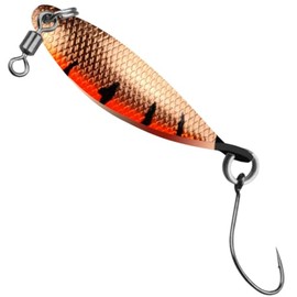 FTM Spoons for Trout Fishing Spoon WOB 3.2 g 4 cm, Colour: Copper Stripes/Copper Coloured
