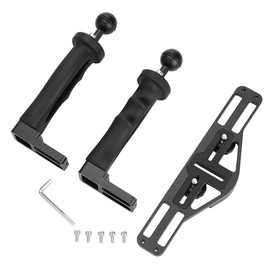 Aluminum Tray with Dual Handle Grips for Underwater Camera Housing Case Accessory