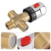 Byttlerom Thermostatic Mixing Valve Solid Brass G1/2 for Shower System