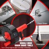 Drain Auger 33 Ft with Easy Cable Rewind System, Plumbing