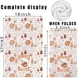 Sourdough Bread Towel Sourdough Flour Sack Towels Sourdough Kitchen Towels Sourdough Master Gifts (Sourdough Master UK)