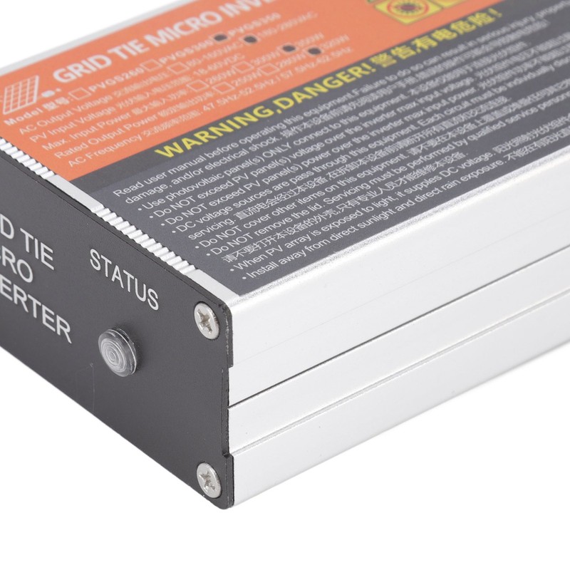 Solar Micro Inverter Grid Tie 18‑60V High Conversion Rate Waterproof