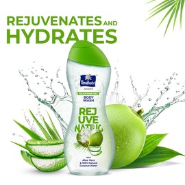 Parachute Advansed Rejuvenating Body Wash with Aloe Vera & 100% Natural Coconut Water| Hydrates, Refreshes & Nourishes Skin| Protects Skin Barrier| 100% Soap Free|8.4 Fl oz PACK OF 3
