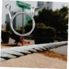 Operitacx 2 Pcs Adjustable Wire with Hook Hanging Rope for