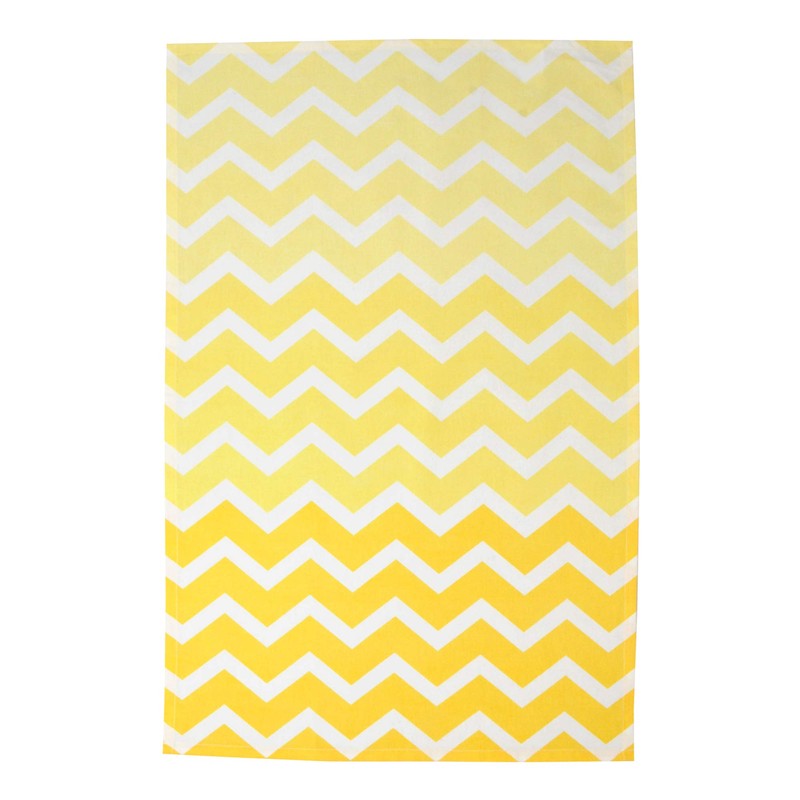 DII Kitchen Towel Collection Decorative Cotton Dishtowel Set, 18x28, Yellow