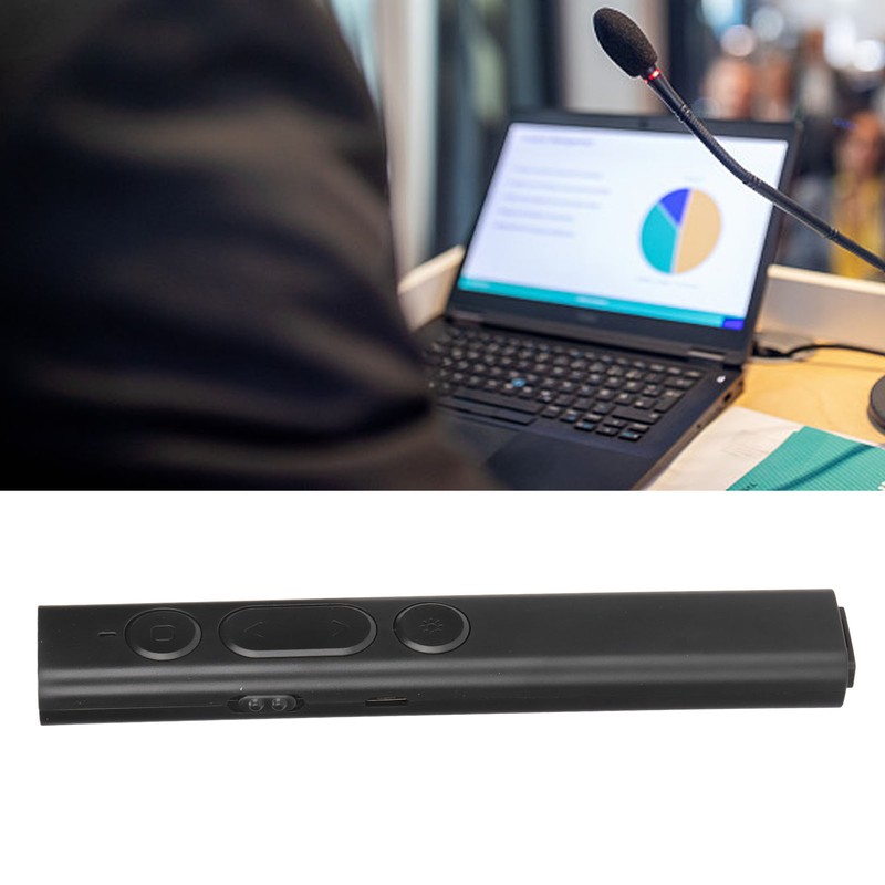 Presentation Clicker Lithium Battery Charging USB Ergonomic Design Low Radiation