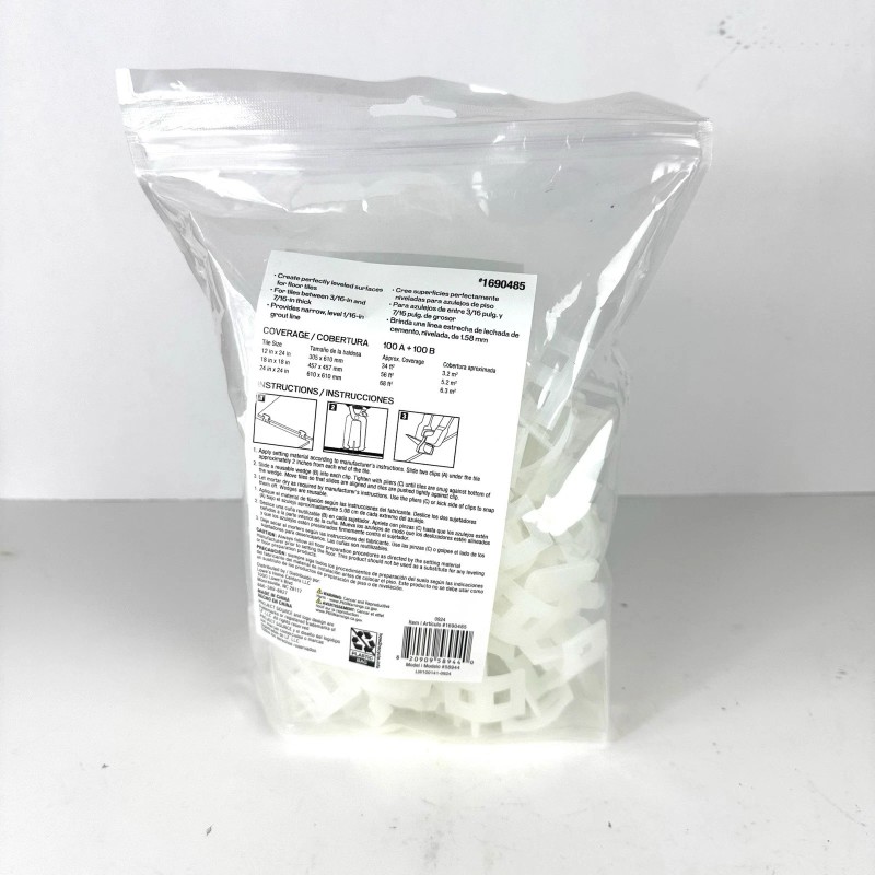Project Source Curved A Floor Tile Leveling System Clips Part