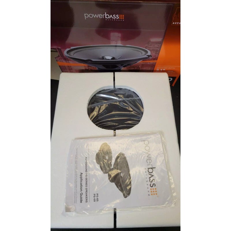 Powerbass PS-69 6x9 Speakers Pair Dual Cone 40w RMS 120w