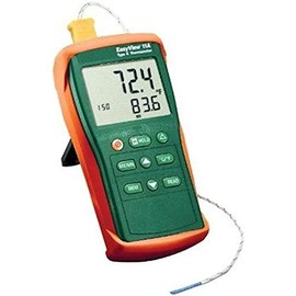 Termometro Profesional Manual, EasyViewTherm, MXEWT-002, RangoK -200 a 1360C,PresiónBásica 0.3 rdg,Entrada Dual                                       